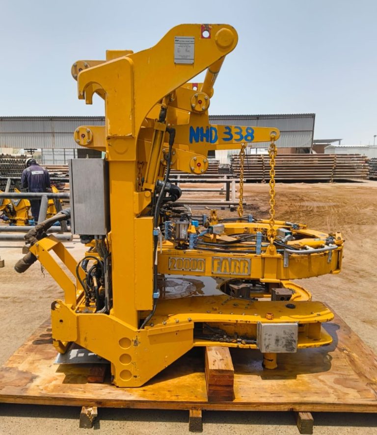 HYDRATONG MPT CASING TONG W/ BACKUP, DRESSED WITH 13-3/8″ JAWS – FARR. MODEL: KT 20000